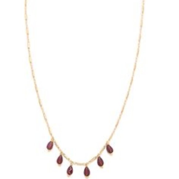 Serefina for Anthro gem drop necklace - Picture 1 of 3
